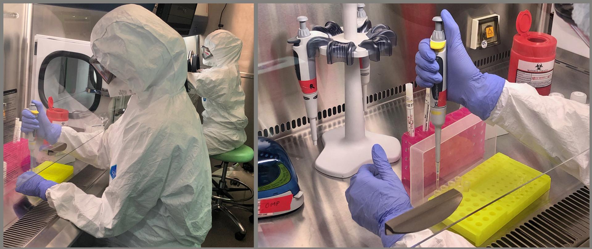 Diagnosta przy pracy. 