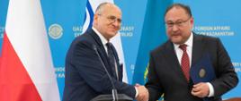 Przewodniczący OBWE minister Zbigniew Rau podsumował wizytę w Kazachstanie