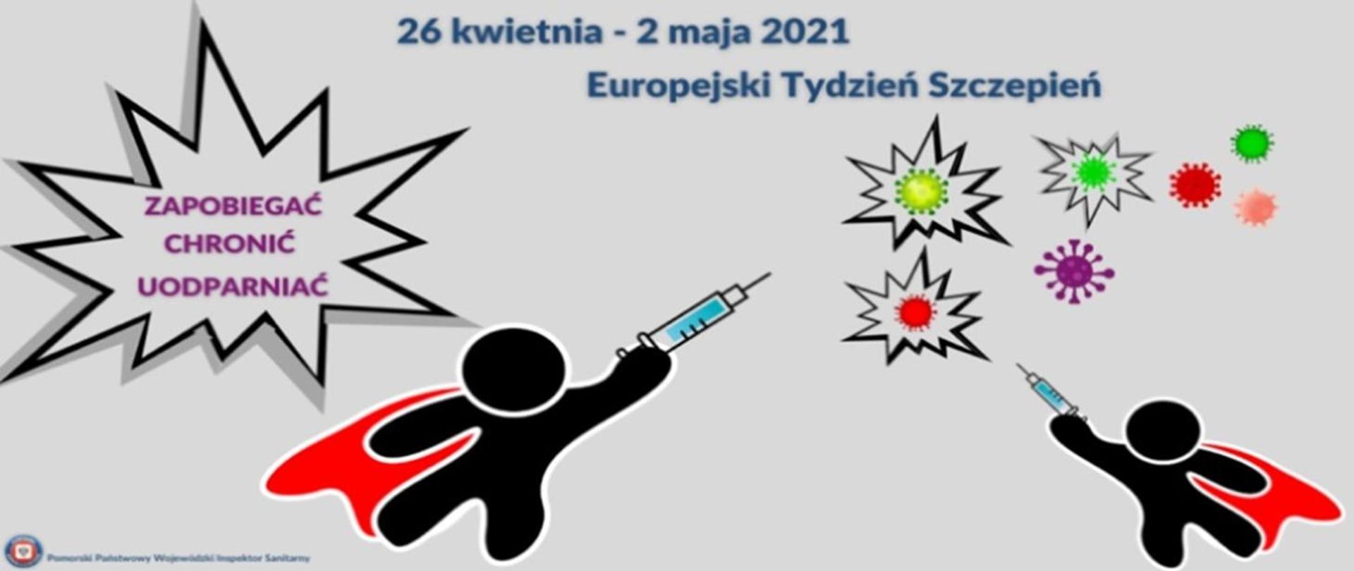 Europejski Tydzień Szczepień (26 kwietnia–2 maja 2021)
