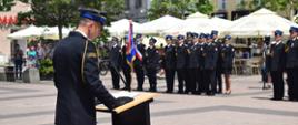 Uroczyste obchody Dnia Strażaka na rybnickim rynku