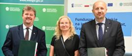 Robert Gajda, Zastępca Prezesa Zarządu NFOŚiGW podczas podpisania umowy