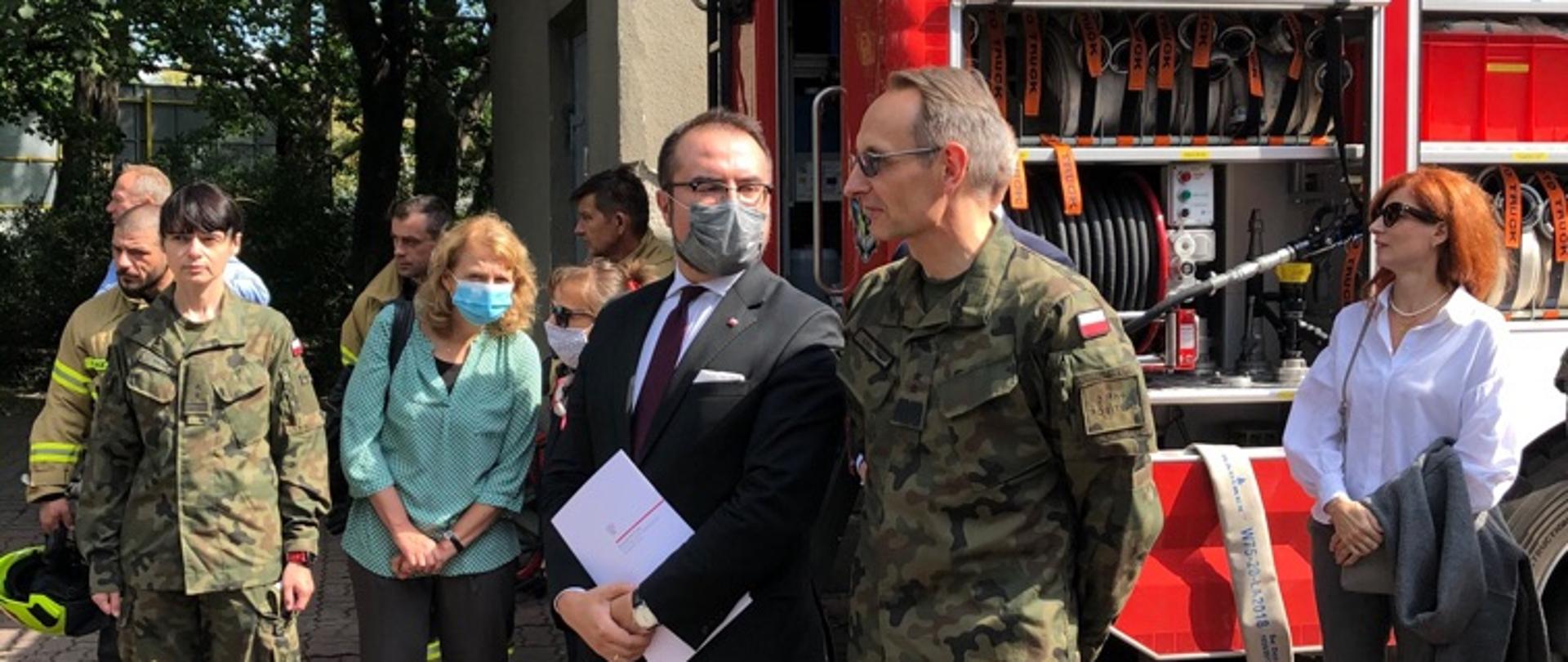 wiceminister Jabłoński na szkoleniu ukraińskich lekarzy 
