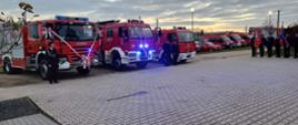 Uroczyste przekazanie samochodów pożarniczych jednostkom OSP: Hartowiec, Rumian i Koszelewy