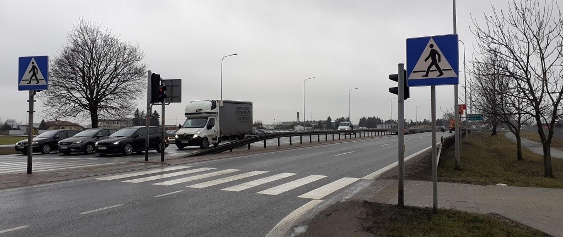 Doświetlenia przejść dla pieszych DK92 Paczkowo - Zasutowo