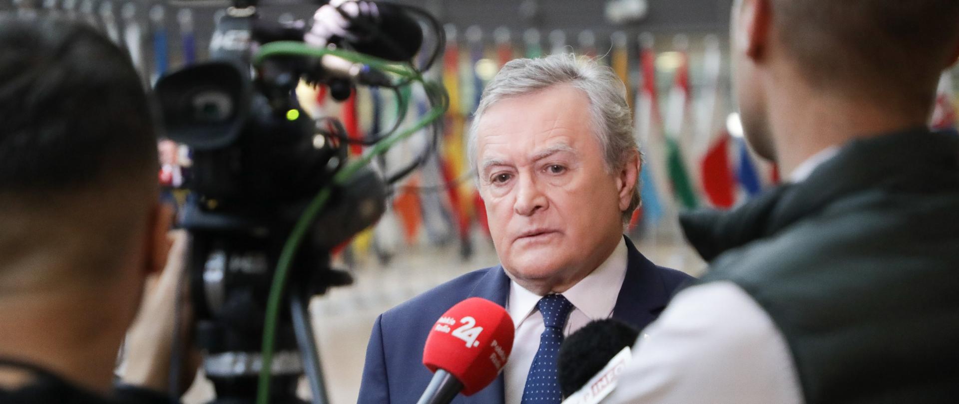 Wizyta wicepremiera Piotra Glińskiego w Brukseli, fot. Danuta Matloch