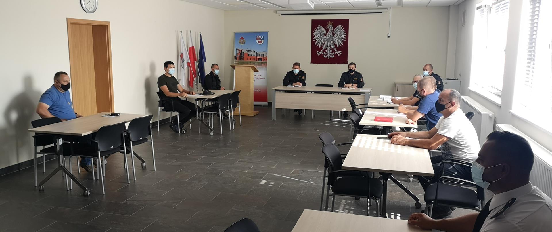 Strażacy w świetlicy KP PSP Turek