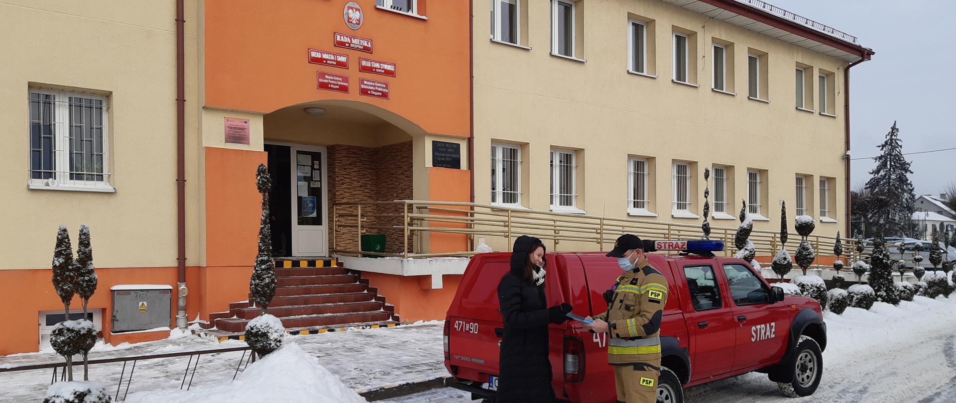 Dystrybucja ulotek do miast i gmin.