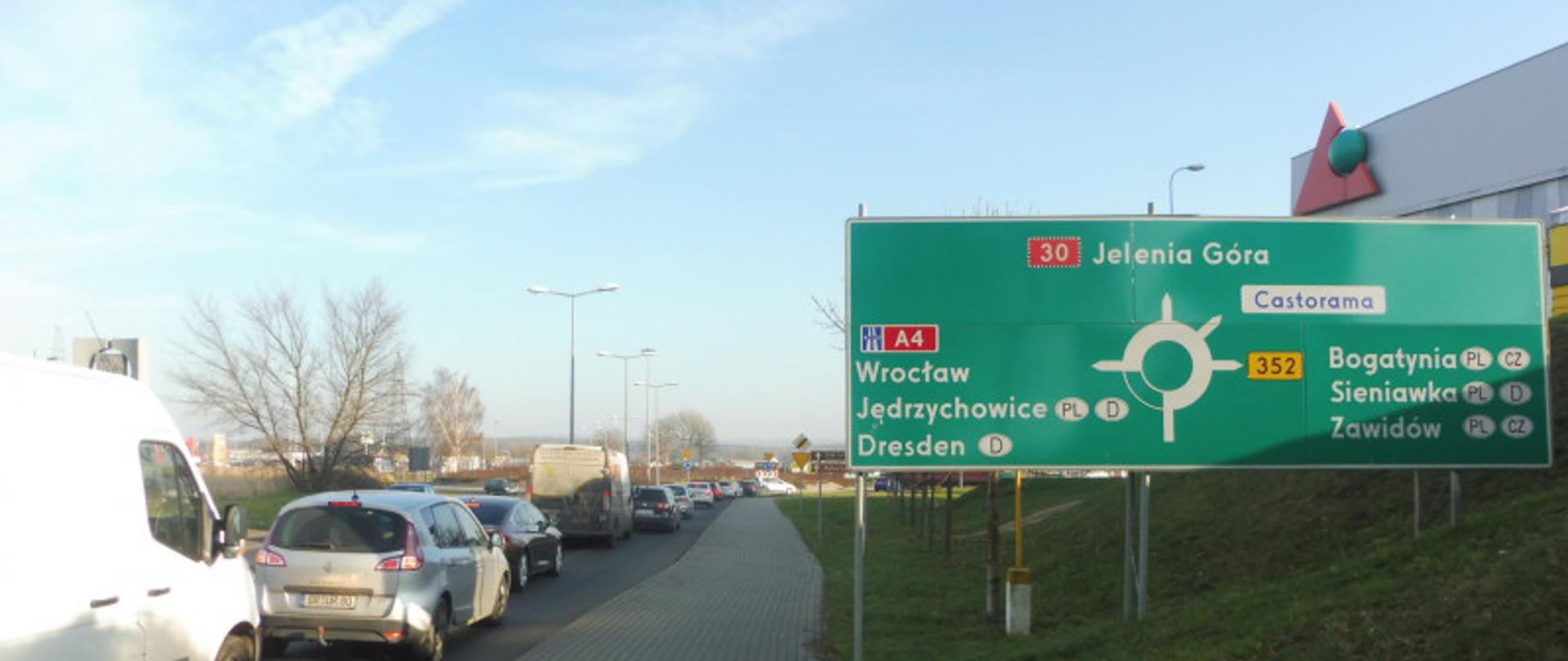 Na zdjęciu widać rondo Solidarności w Zgorzelcu