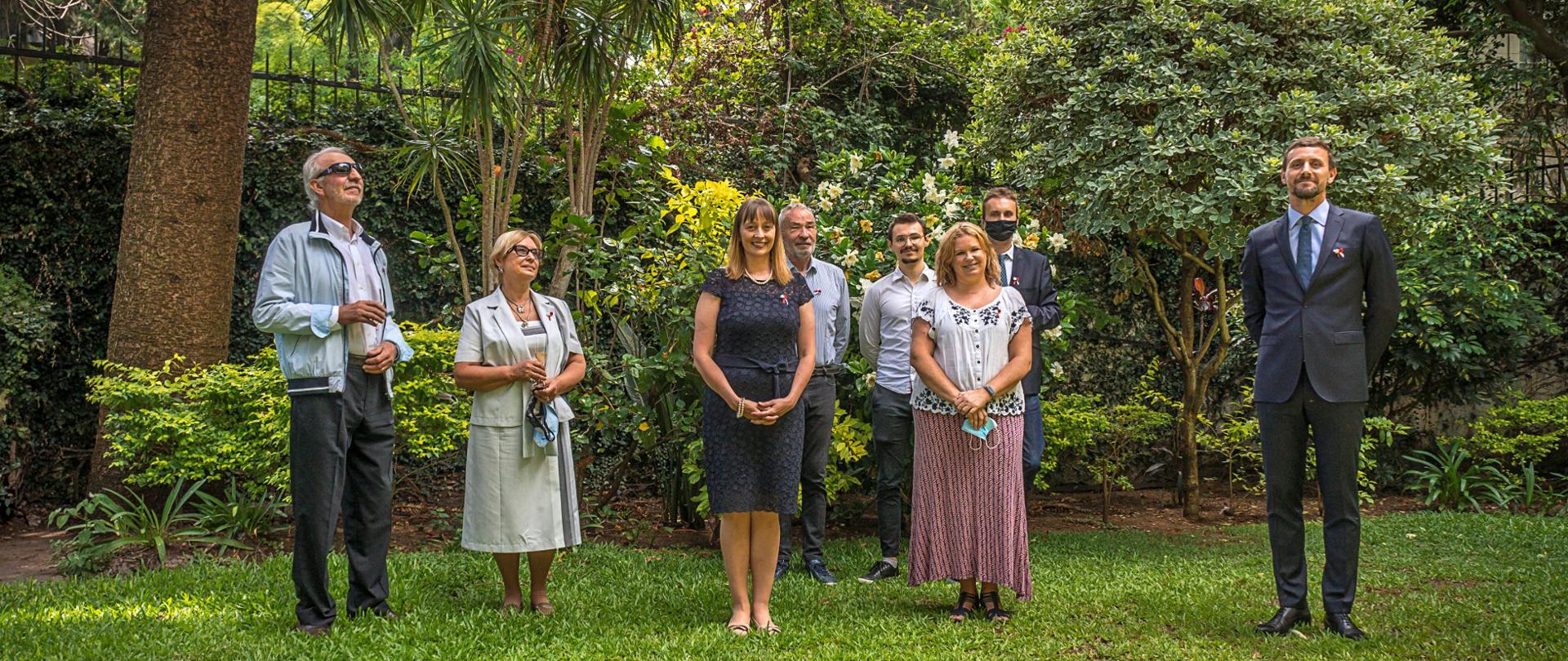 Ceremonia de entrega de tarjetas polacas