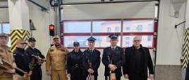 Uroczysta zbiórka z okazji przejścia na zaopatrzenie emerytalne trzech funkcjonariuszy Jednostki Ratowniczo – Gaśniczej w Obornikach