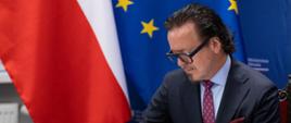 Zdjęcie z konferencji prasowej nt. podpisania porozumienia w sprawie współpracy na rzecz promocji profilaktyki, edukacji zdrowotnej i upowszechniania dobrych praktyk w tym zakresie.