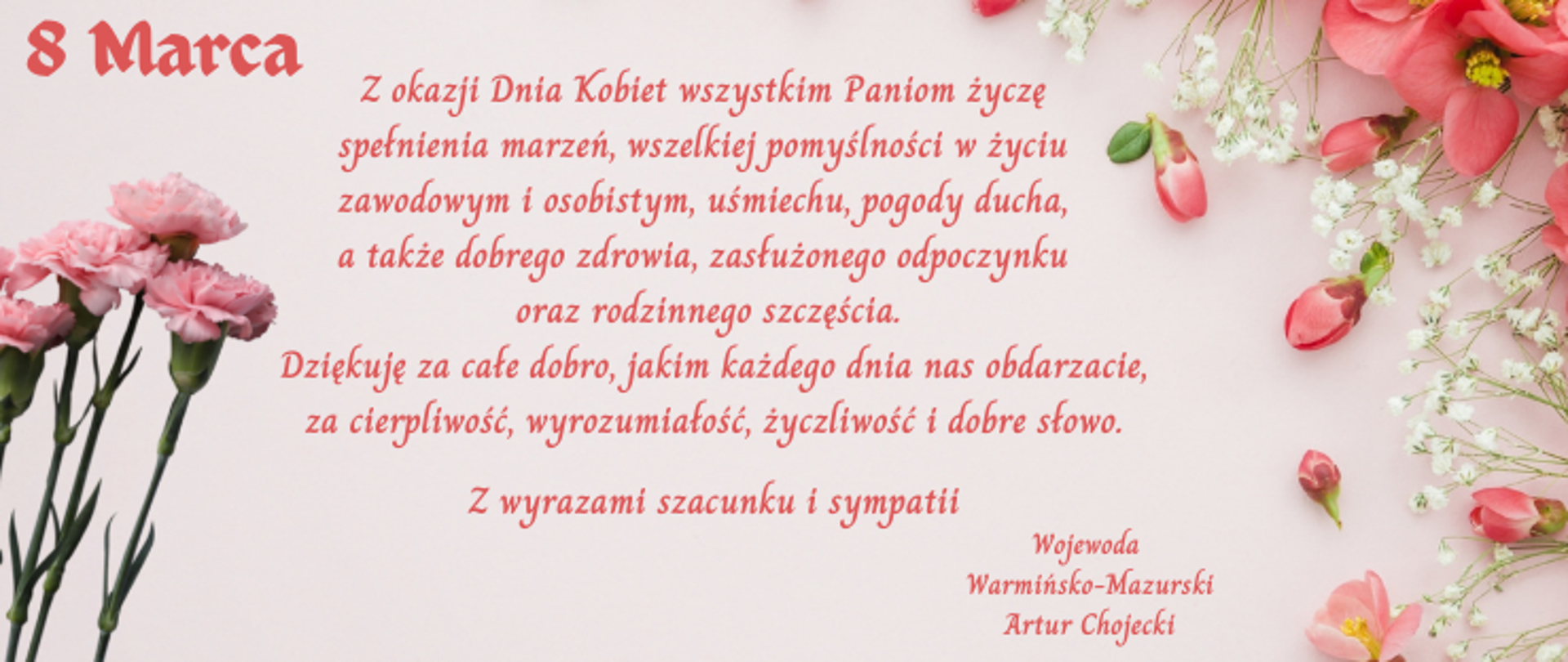 Życzenia na Dzień Kobiet 