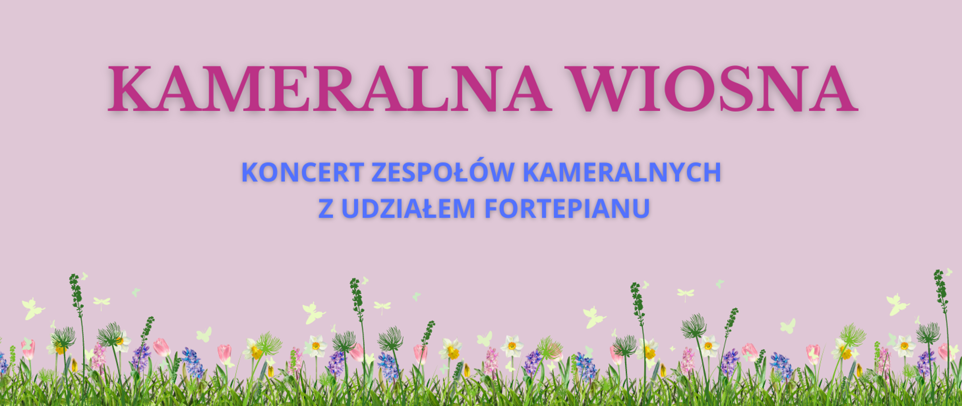 Kameralna wiosna baner