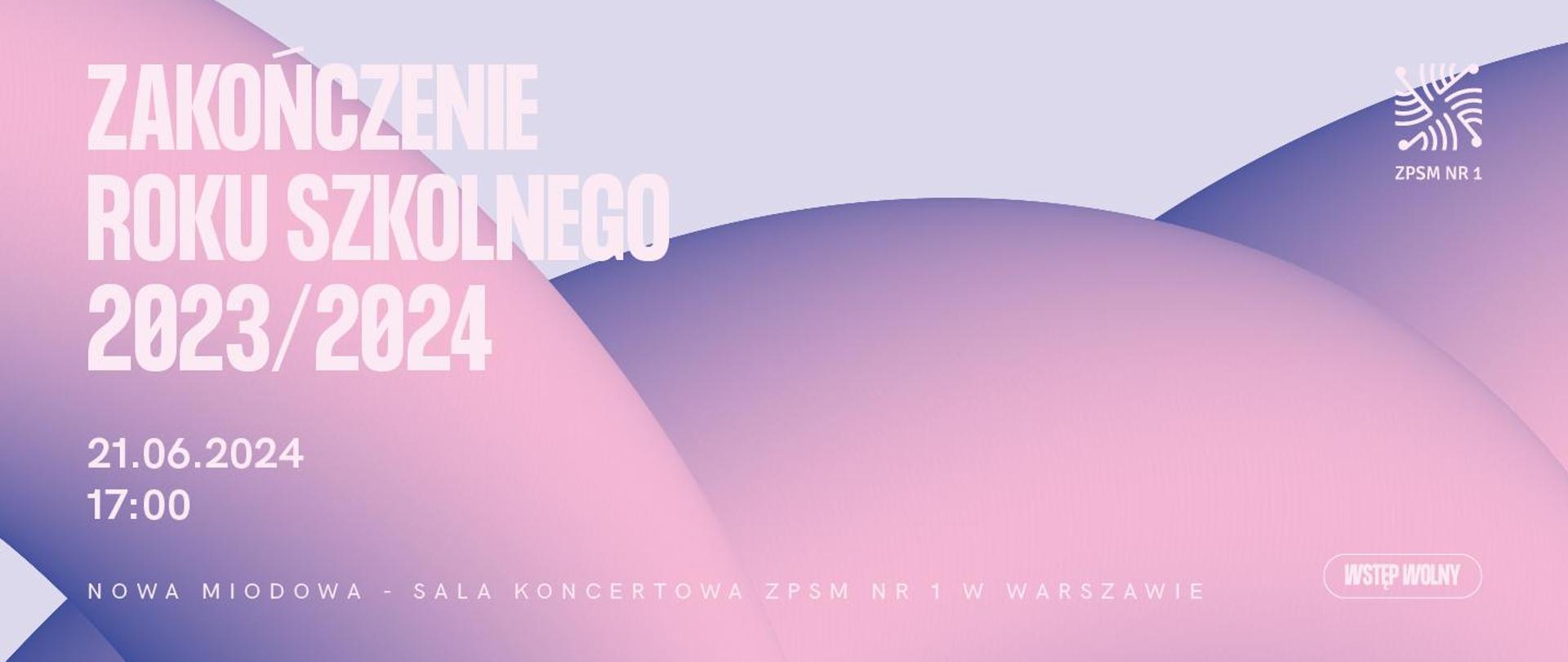 Geometryczne kształty w odcieniach różowych i fioletowych