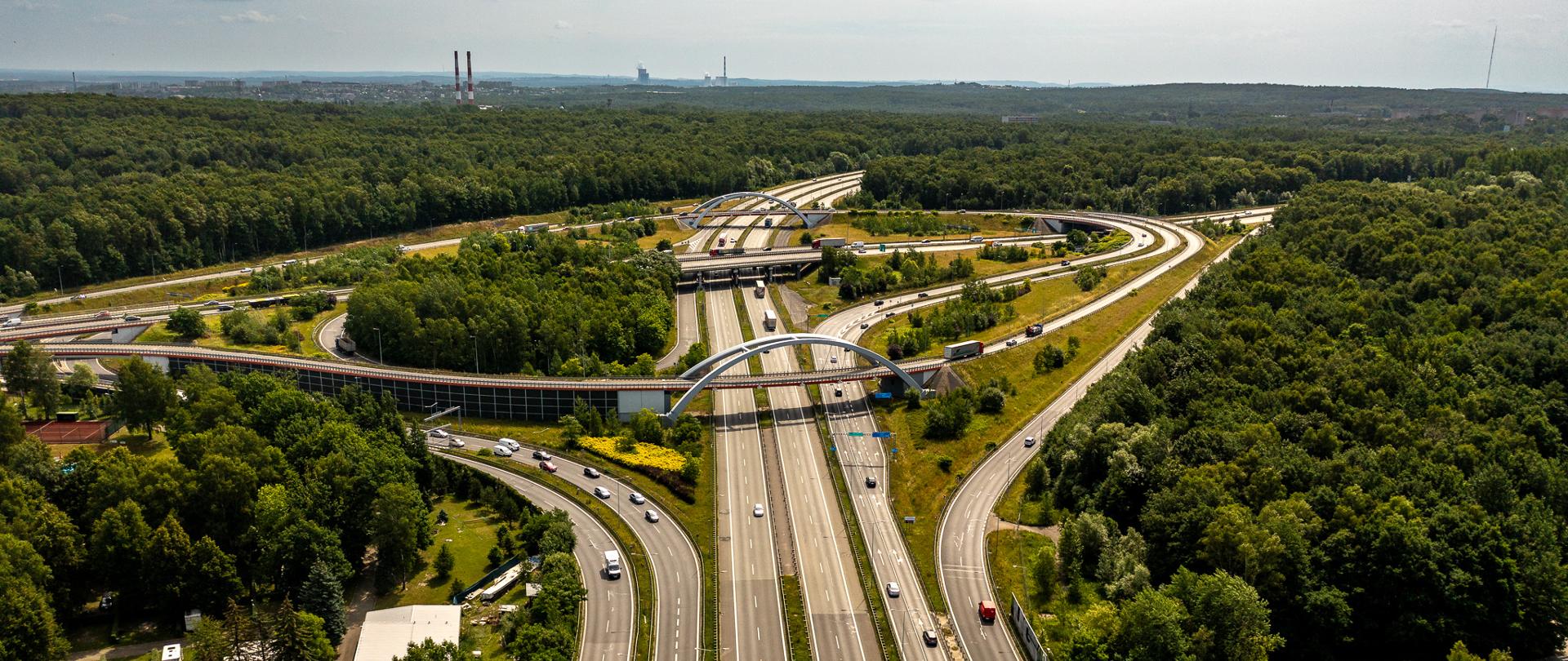 A4 węzeł Murckowska w Katowicach