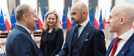 Premier Donald Tusk, Magdalena Burnat, Rafał Brzoska, Ryszard Chmura
