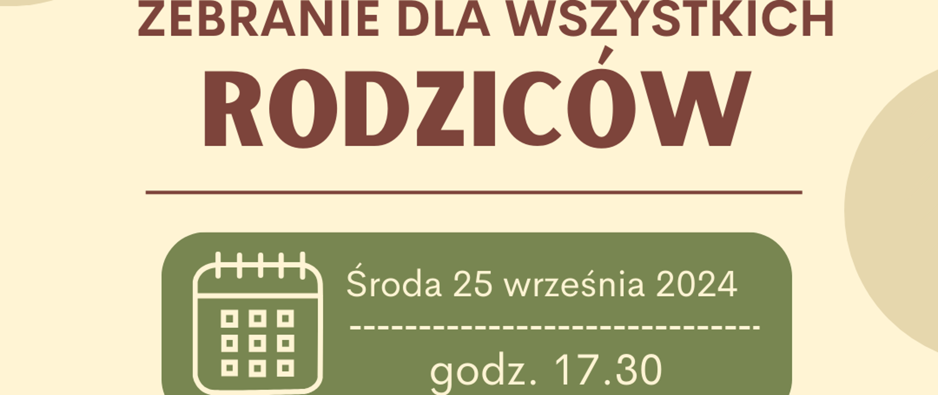 plakat w beżowym kolorze, w zielonych ramkach informacje o wydarzeniu, na dole plakatu rysunek 4 postaci