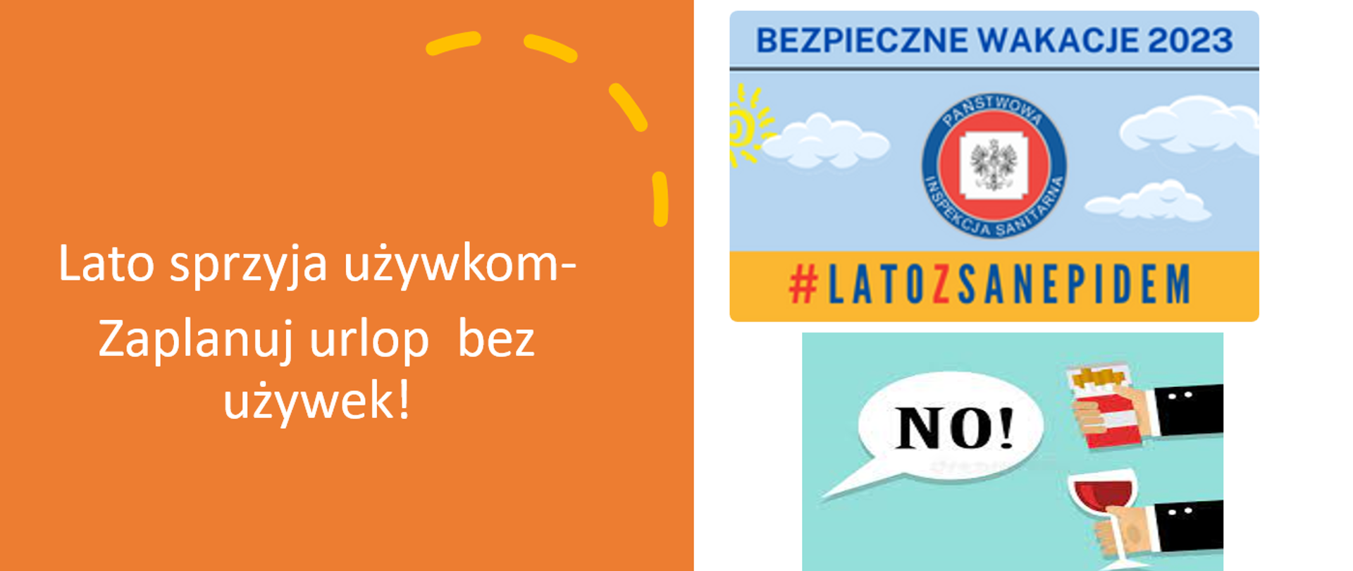 Lato sprzyja używkom-Zaplanuj urlop bez używek!