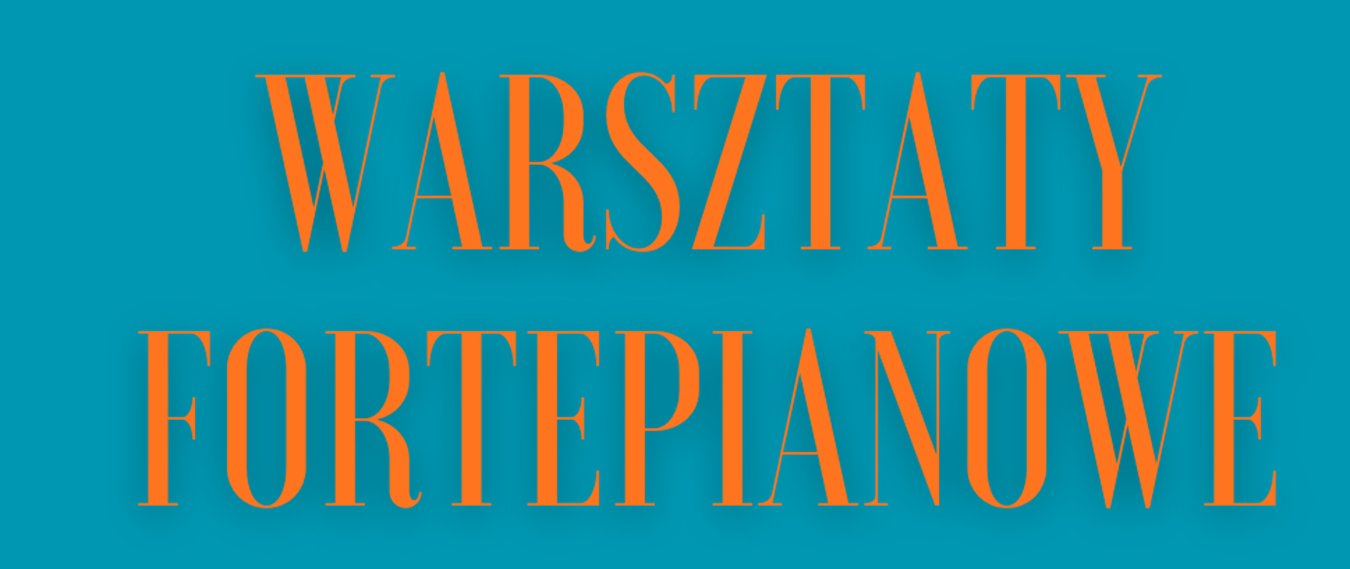 Plakat zapraszający na warsztaty fortepianowe prowadzone przez Macieja Wotę z Uniwersytetu Muzycznego Fryderyka Chopina. Wydarzenie organizowane przez Państwową Szkołę Muzyczną I stopnia im. Feliksa Rybickiego w Starachowicach, skierowane do uczniów klas fortepianu, nauczycieli oraz rodziców. Plakat zawiera datę 19 listopada 2025 roku oraz godzinę rozpoczęcia o 11:00. Na dole plakatu znajduje się zdjęcie pianisty grającego na fortepianie