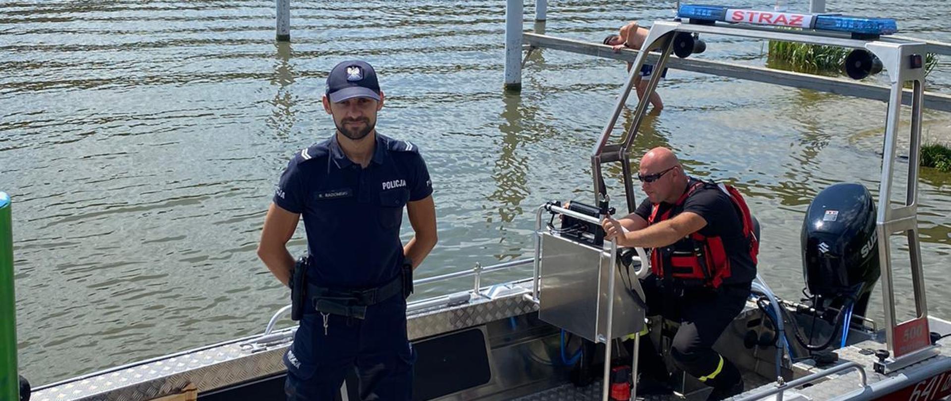 WSPÓLNE PATROLE STRAŻAKÓW I POLICJANTÓW NAD ZALEWEM