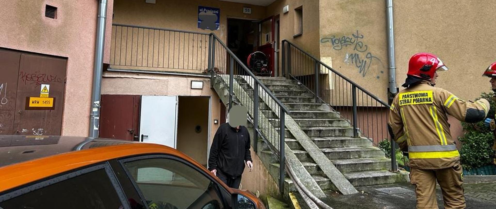 Interwencja na ul. Przyjaźni