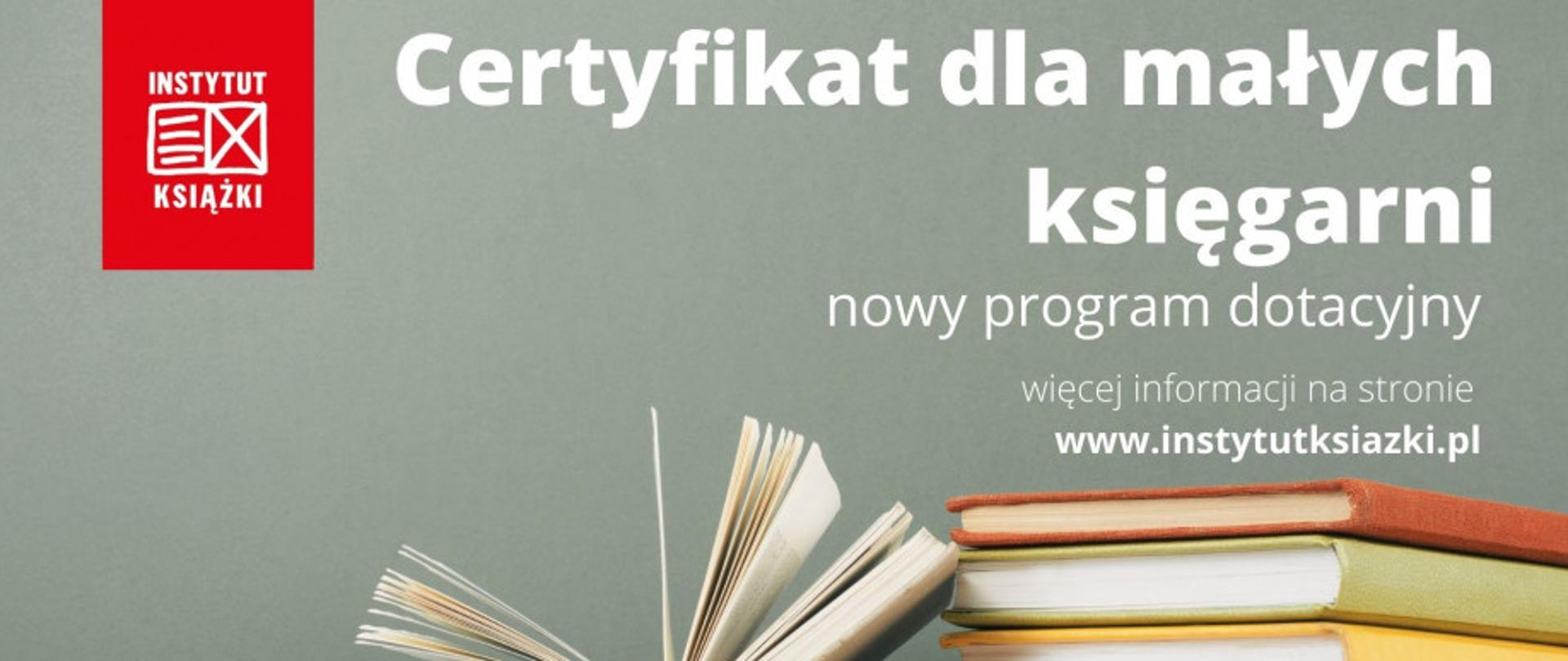 Ruszył nabór do programu „Certyfikat dla małych księgarni”