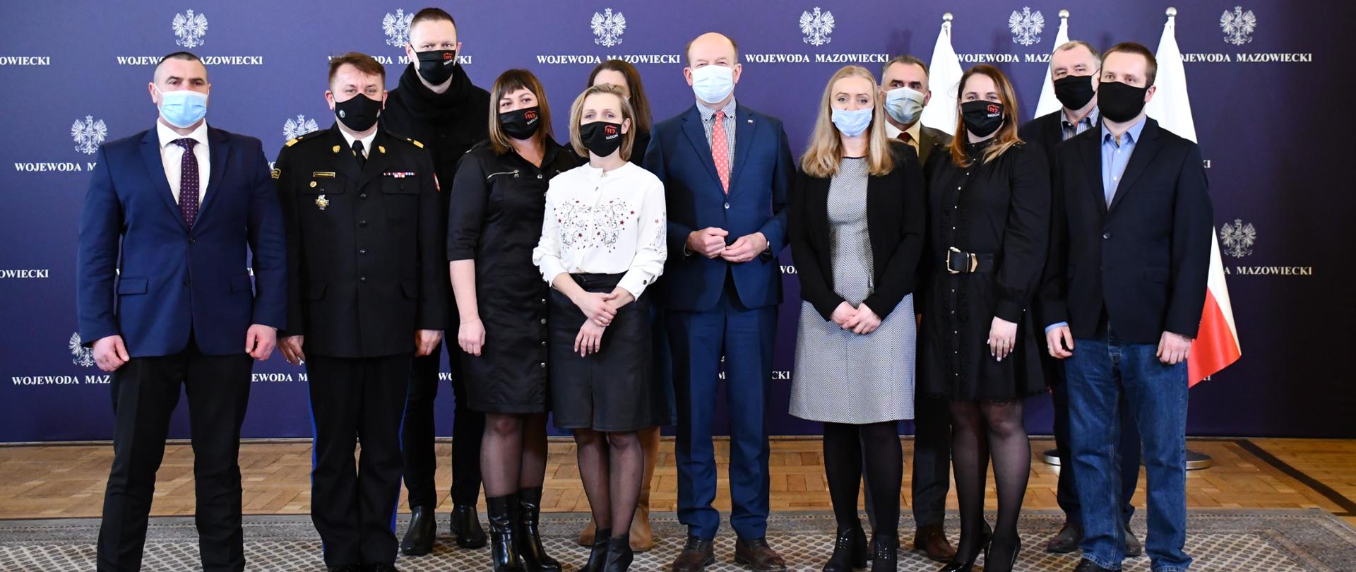 Uroczystość wręczenia wyróżnień pracownikom Centrum Powiadamiania Ratunkowego w Warszawie i Radomiu