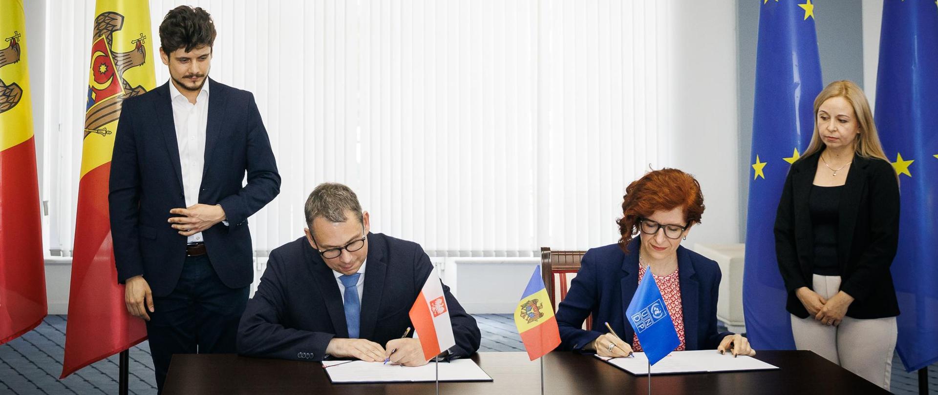 Undersecretary of State Jakub Wiśniewski in Chisinau