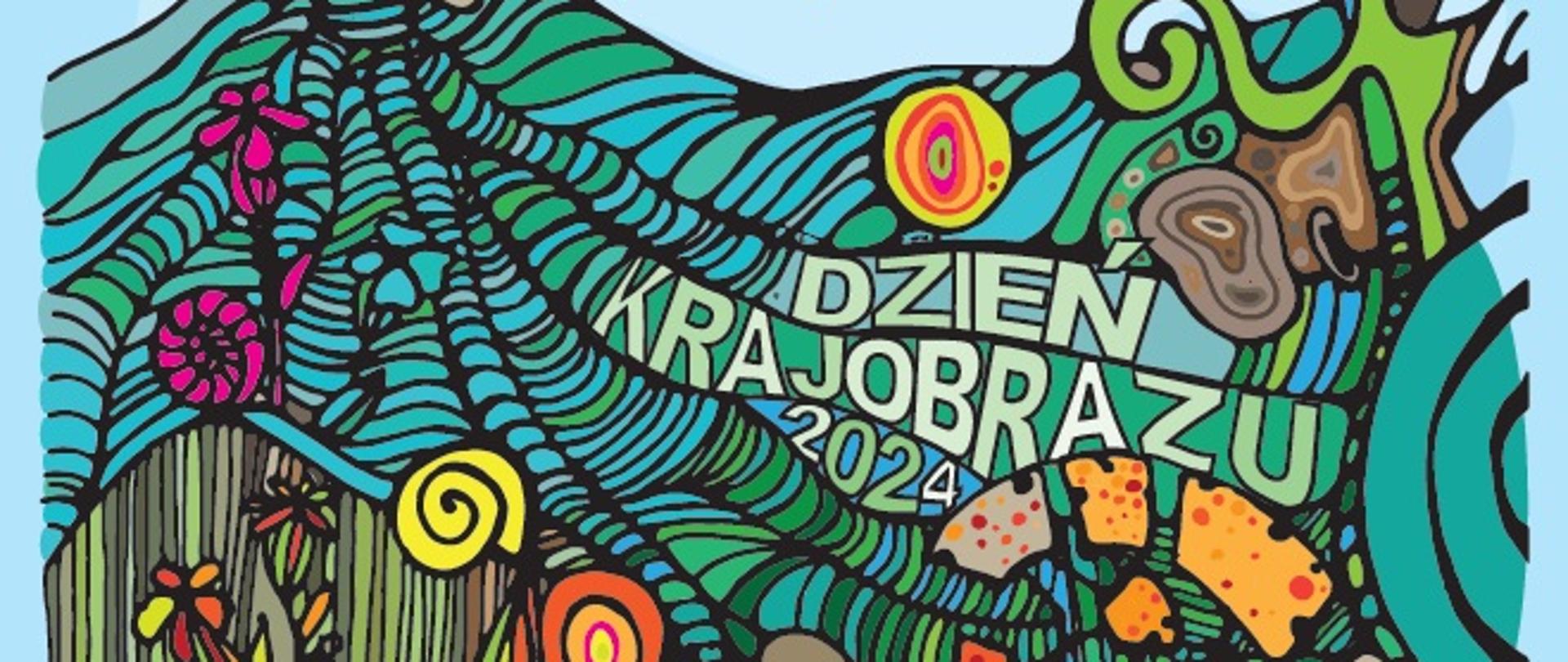 Plakat z okazji Dnia Krajobrazu 2024