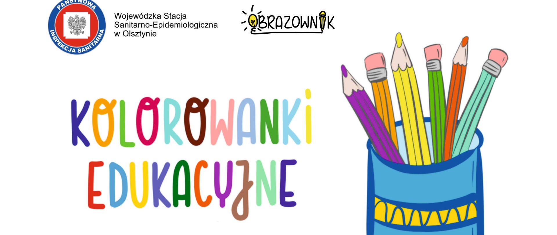 Przedstawiamy plakat promujący elektroniczne wersje kolorowanek edukacyjnych pt. „Myję ręce, bo wiem więcej” i „Kleszczowanka”. 