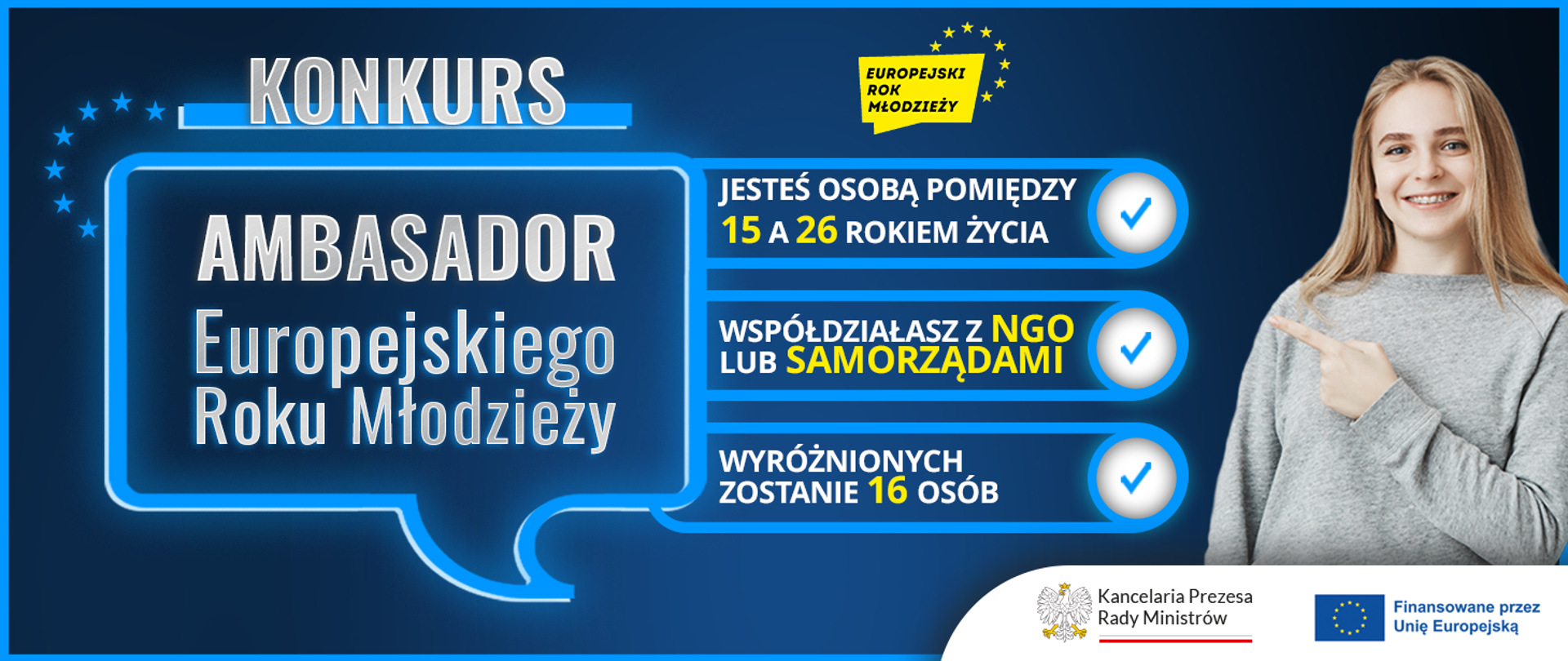 Konkurs Ambasador Europejskiego Roku Młodzieży