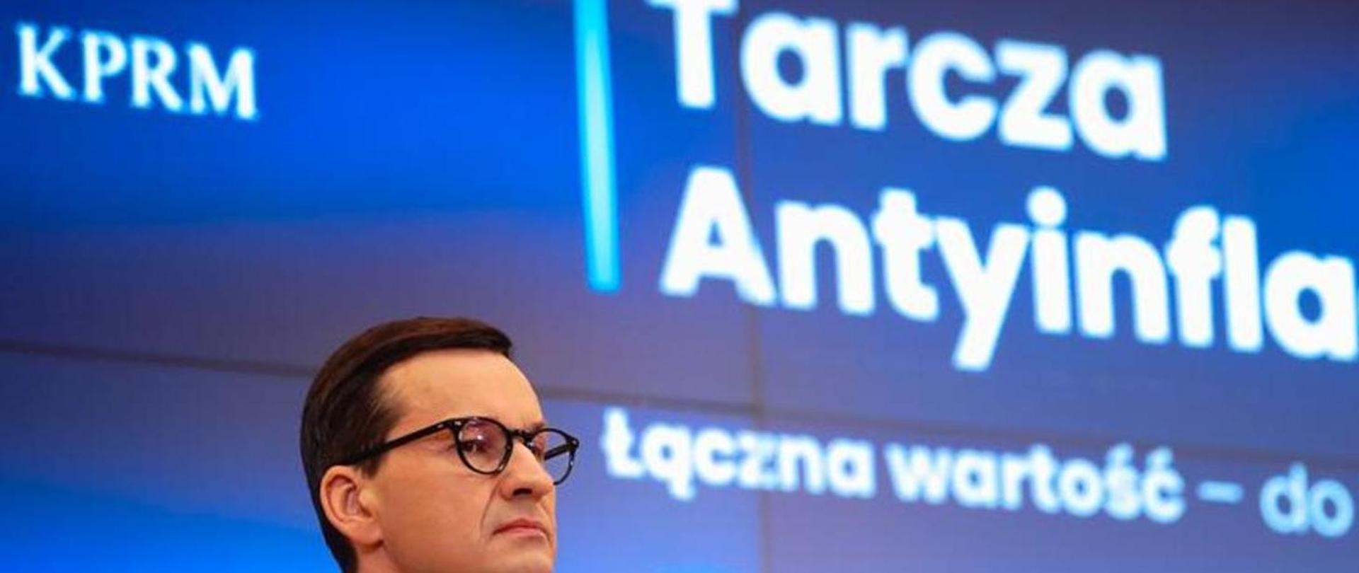 tarcza antyinflacyjna - premier, baner