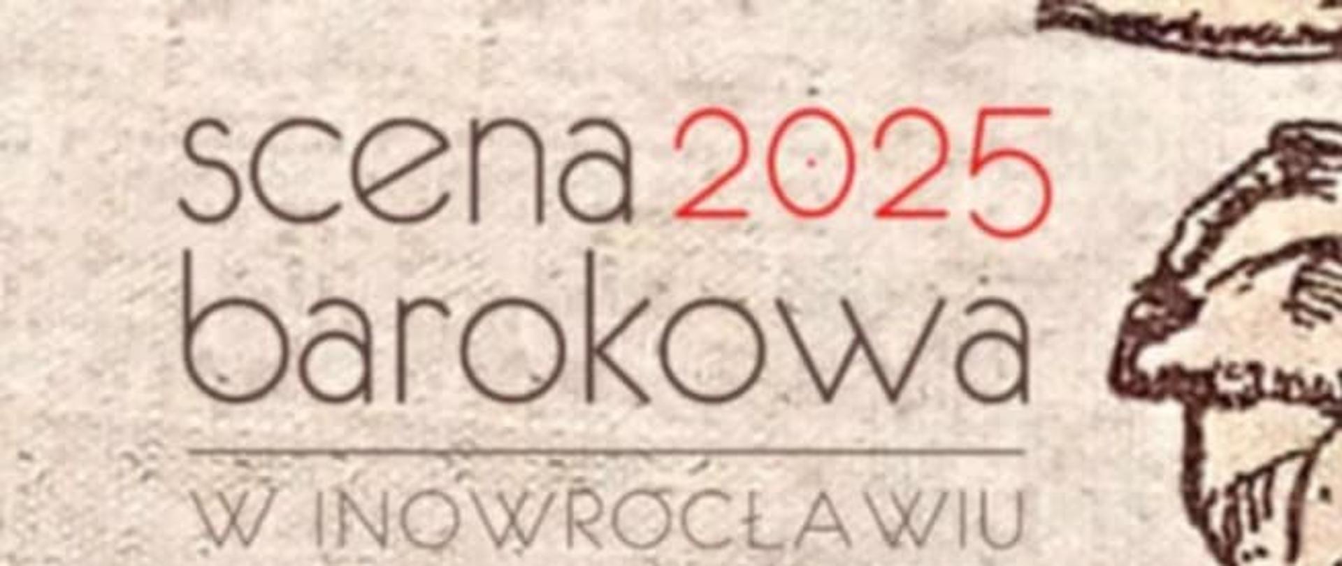Scena barokowa plakat