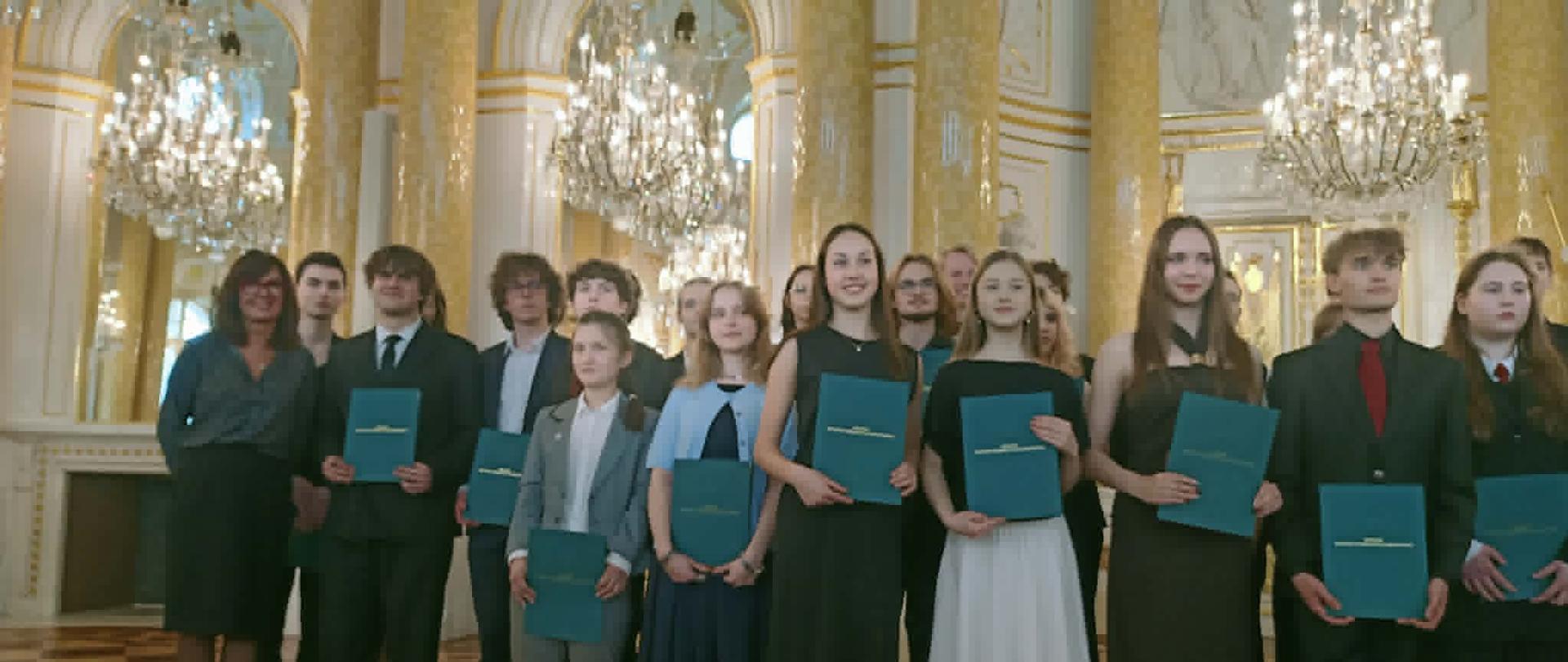 Dnia 21 maja na Zamku Królewskim w Warszawie nasz tegoroczny dyplomant - Igor Gonera 