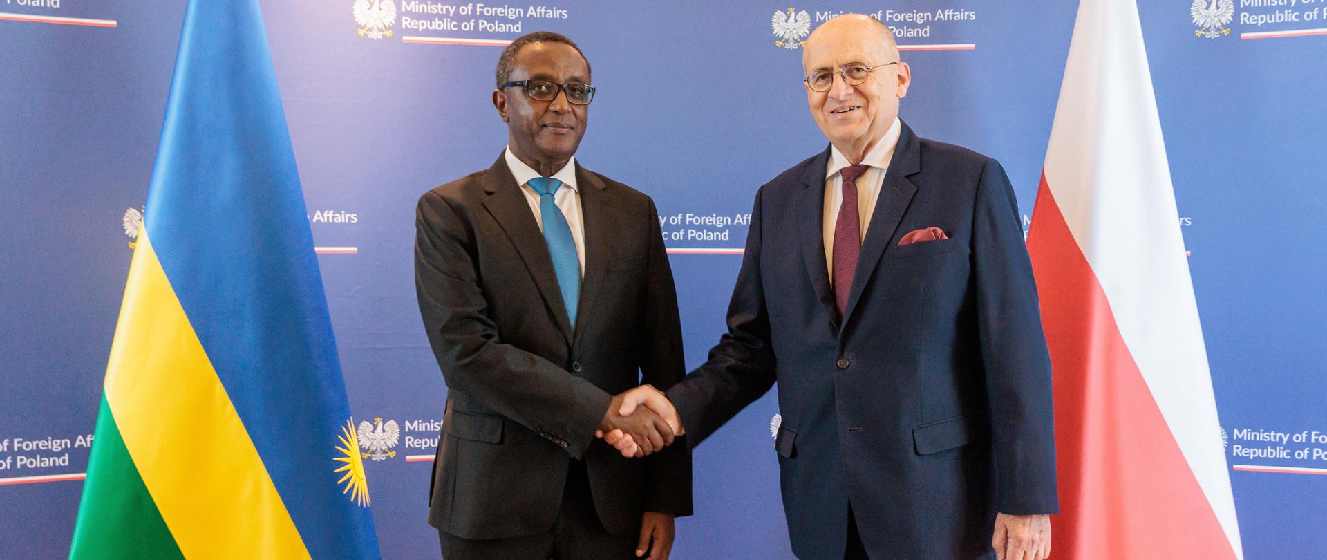 Spotkanie szefów dyplomacji Polski i Rwandy