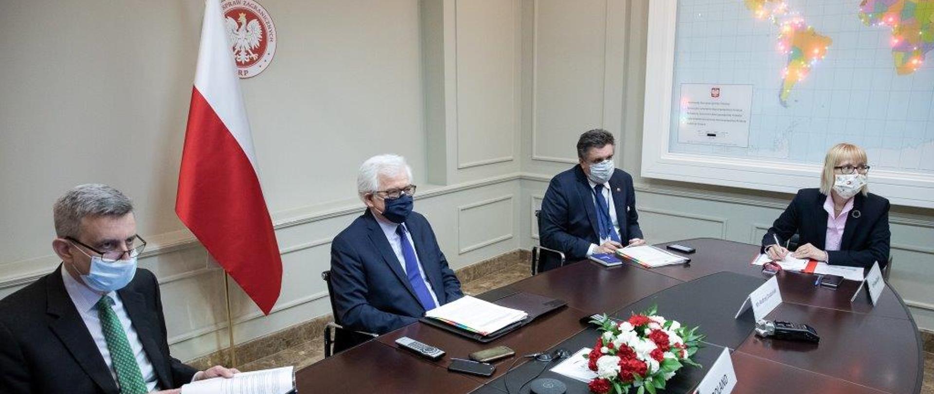 Wideokonferencja ministrów spraw zagranicznych Rady Państw Morza Bałtyckiego 