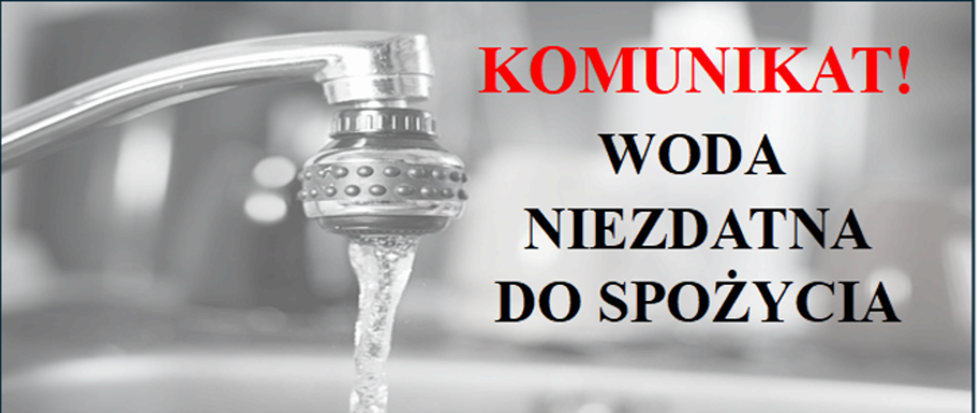 woda niezdatna do spożycia