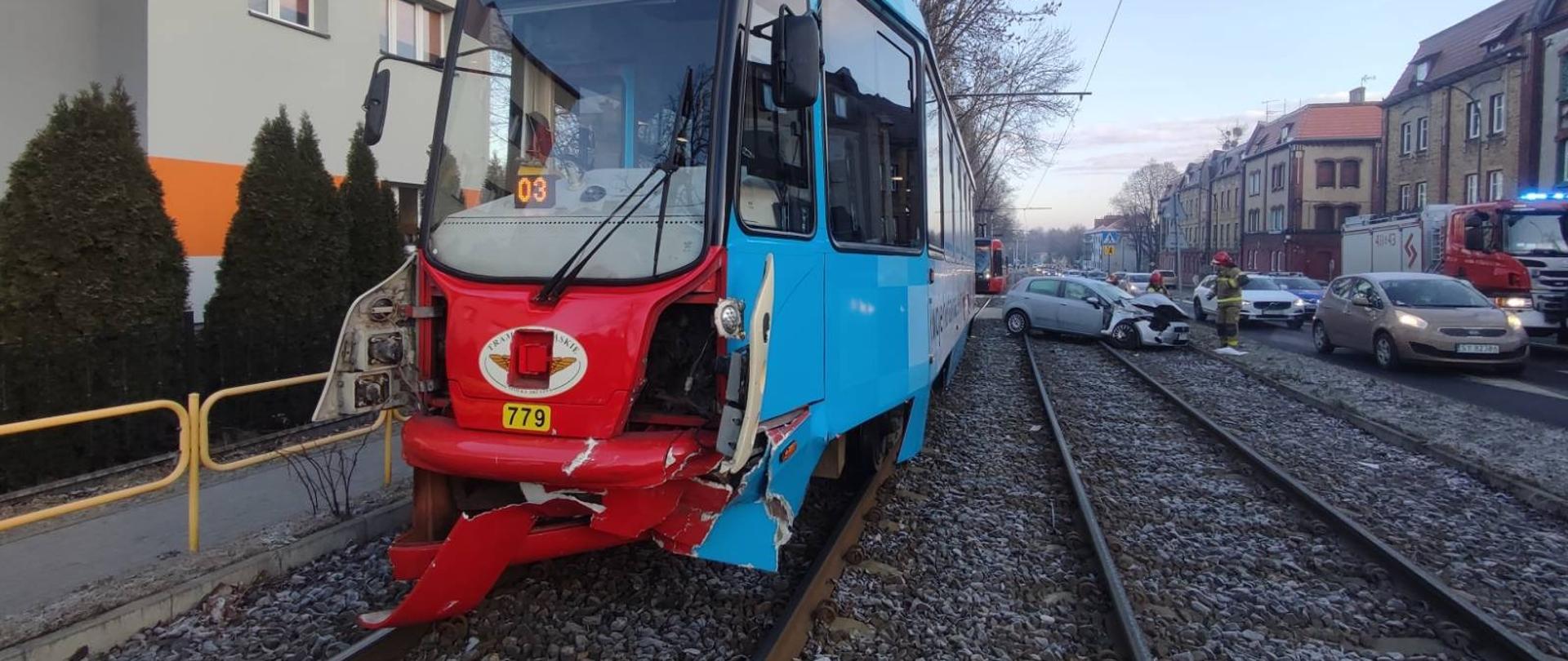 Wypadek na ul. Świętochłowickiej