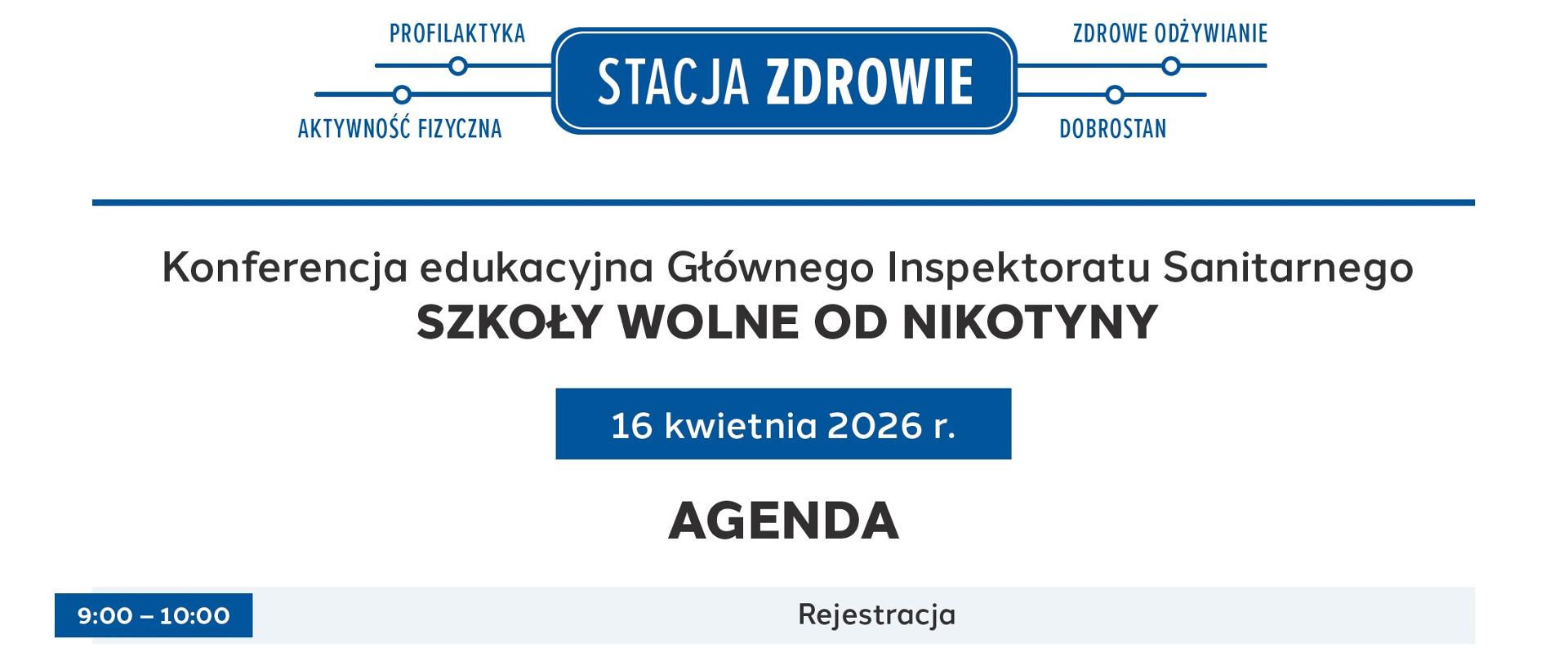 Konferencja on-line Stacja Zdrowie – Szkoły wolne od nikotyny