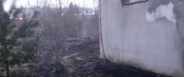 Pożar garażu w Rawiczu