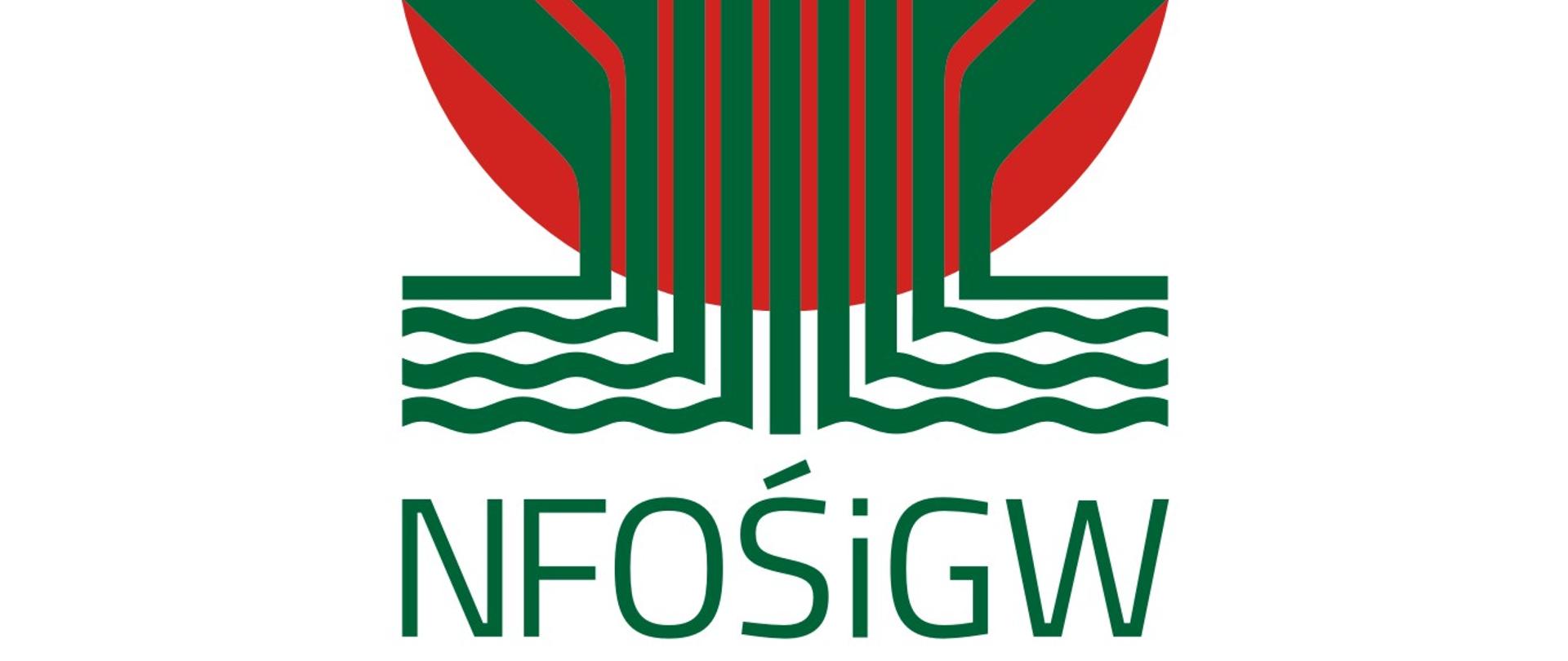 Pełen logotyp NFOŚiGW - pion - skrót