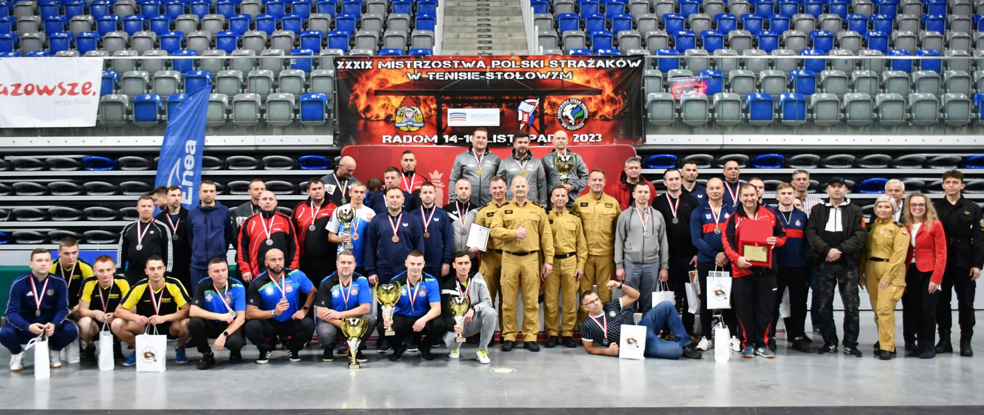Podsumowanie XXXIX Mistrzostw Polski Strażaków w Tenisie Stołowym
