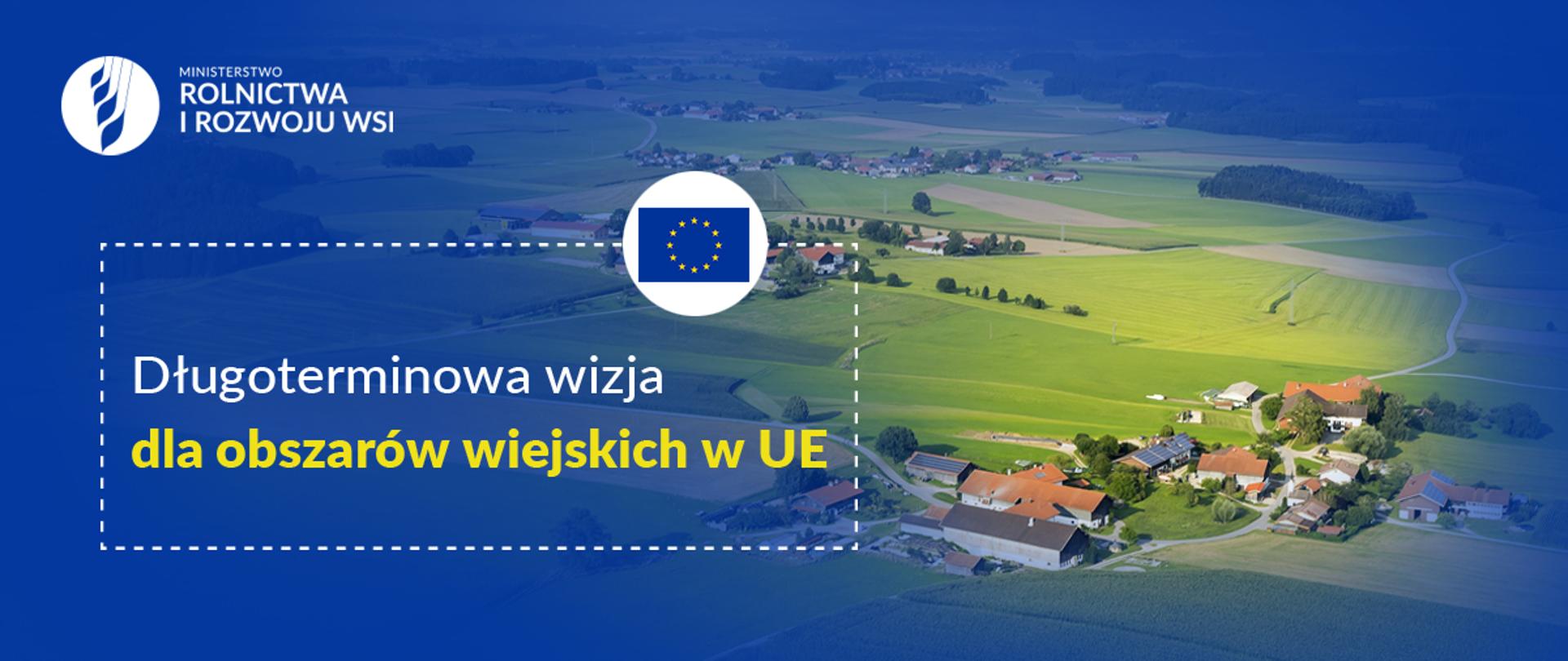 infografika do komunikatu "Długoterminowa wizja dla obszarów wiejskich w UE".
Zabudowania gospodarcze widziane z lotu ptaka.
