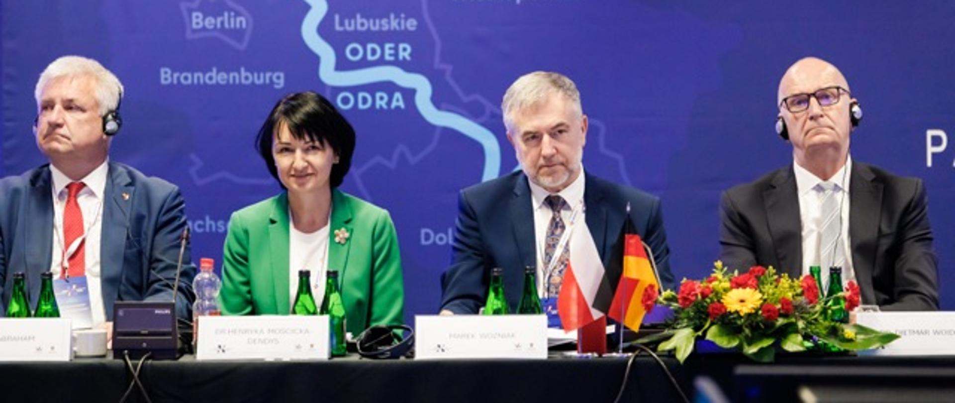 Dyrektor Generalna MSZ Henryka Mościcka-Dendys na jubileuszowym szczycie Partnerstwa Odry w Poznaniu
