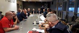 Spotkanie z Wojewodą dot. bezpieczeństwa meczu LECH Poznań – LECHIA Gdańsk 