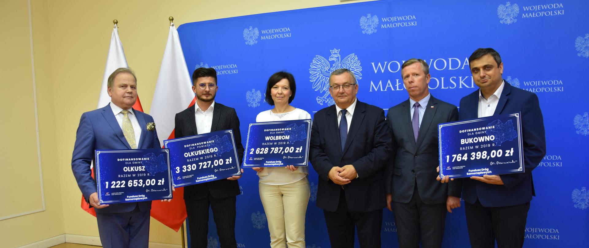 Podział funduszu dróg samorządowych w woj. małopolskim