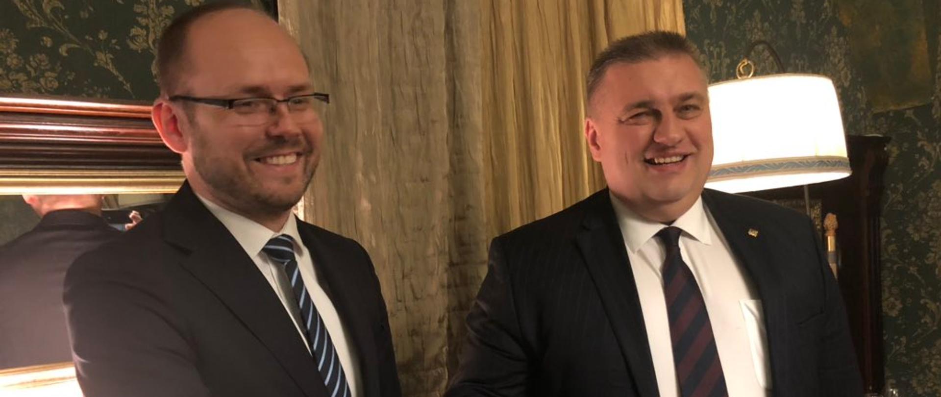 Minister Przydacz in Belarus.