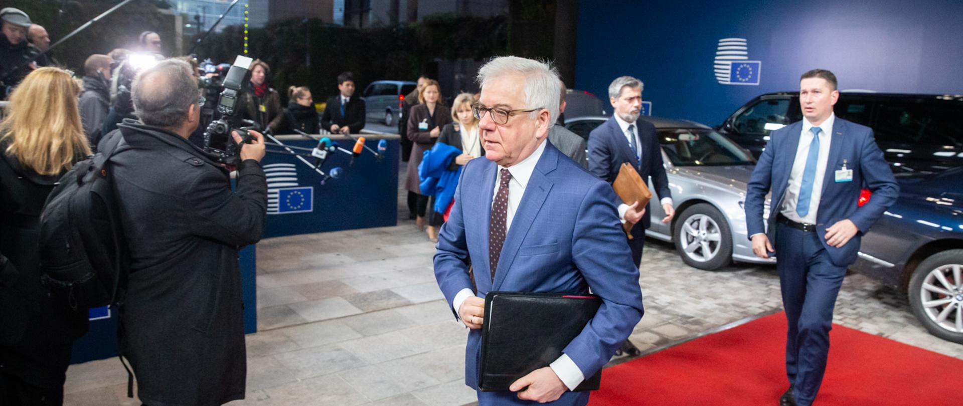 Minister Jacek Czaputowicz na posiedzeniu Rady do Spraw Zagranicznych
