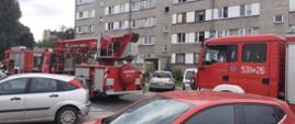 Pożar mieszkania w centrum miasta