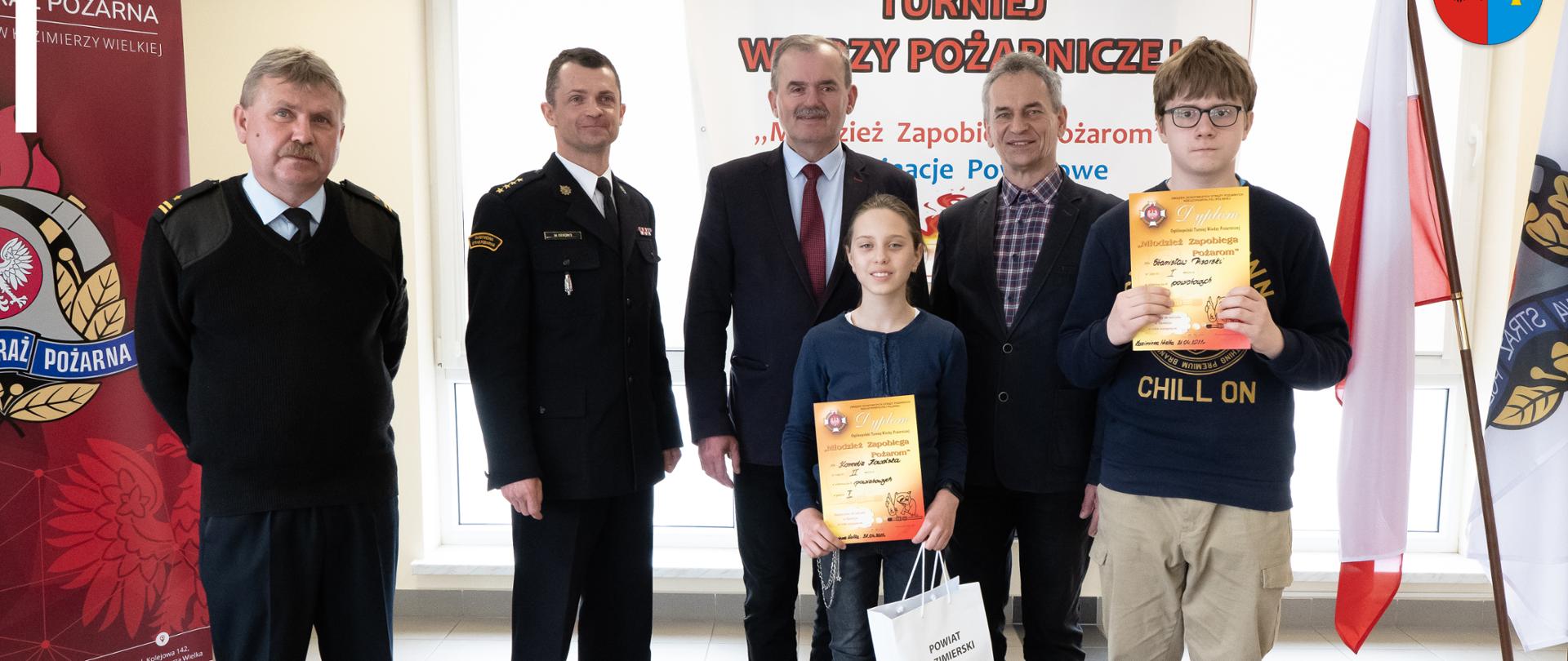 Finał powiatowy Ogólnopolskiego Turnieju Wiedzy Pożarniczej 21 kwietnia 2022 r.